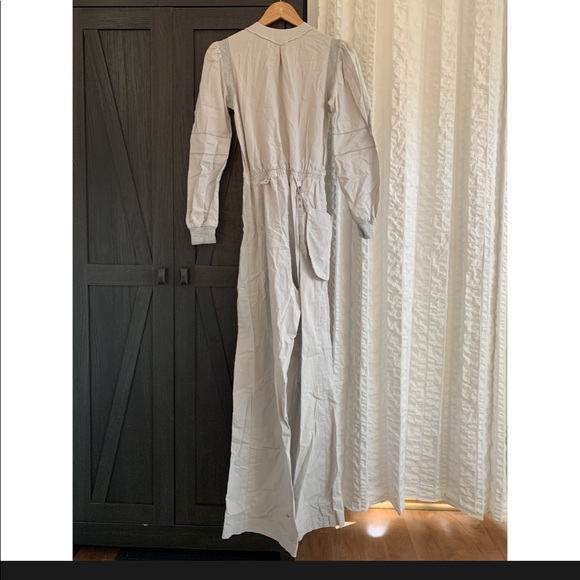 Vintage Grey Ant / Gray Jumpsuit  Coveralls XS SM - Picture 5 of 8